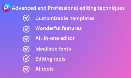 infographics of editing techniques