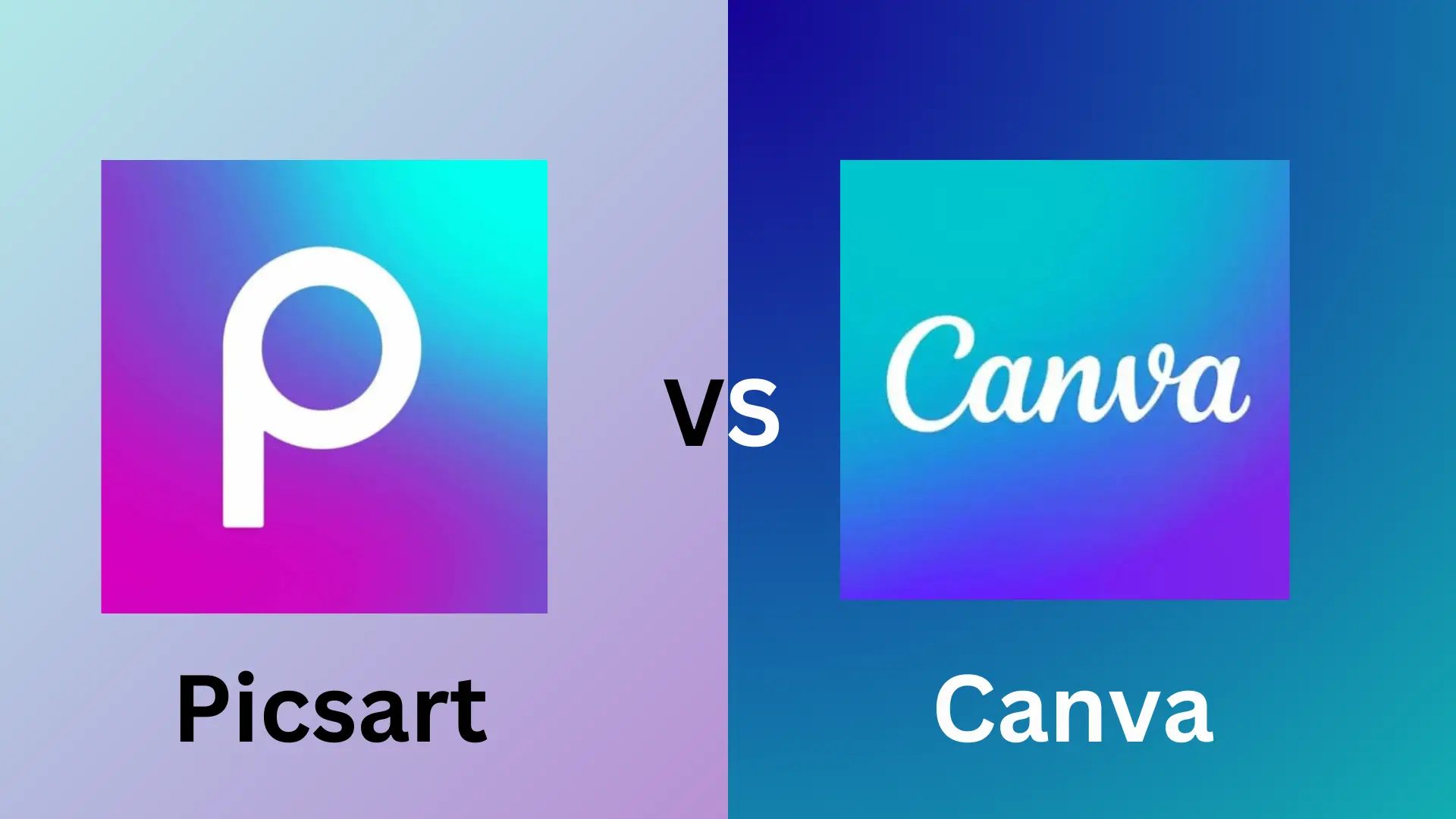 Picsart vs Canva feature image